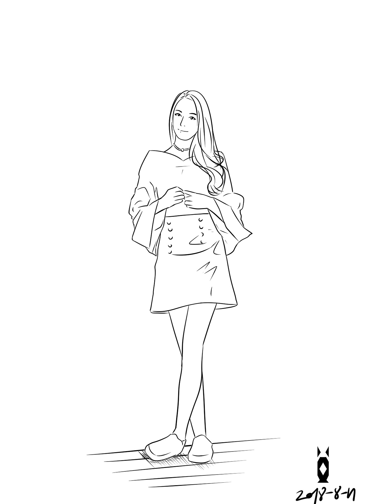 8月份练习（图ZMTI3MTI2ODA0） - 艺术插画 - 站酷设计师九十三与九十三原创素材 - 站酷ZCOOL