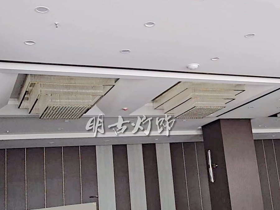 酒店餐厅水晶灯定制 明古灯饰
