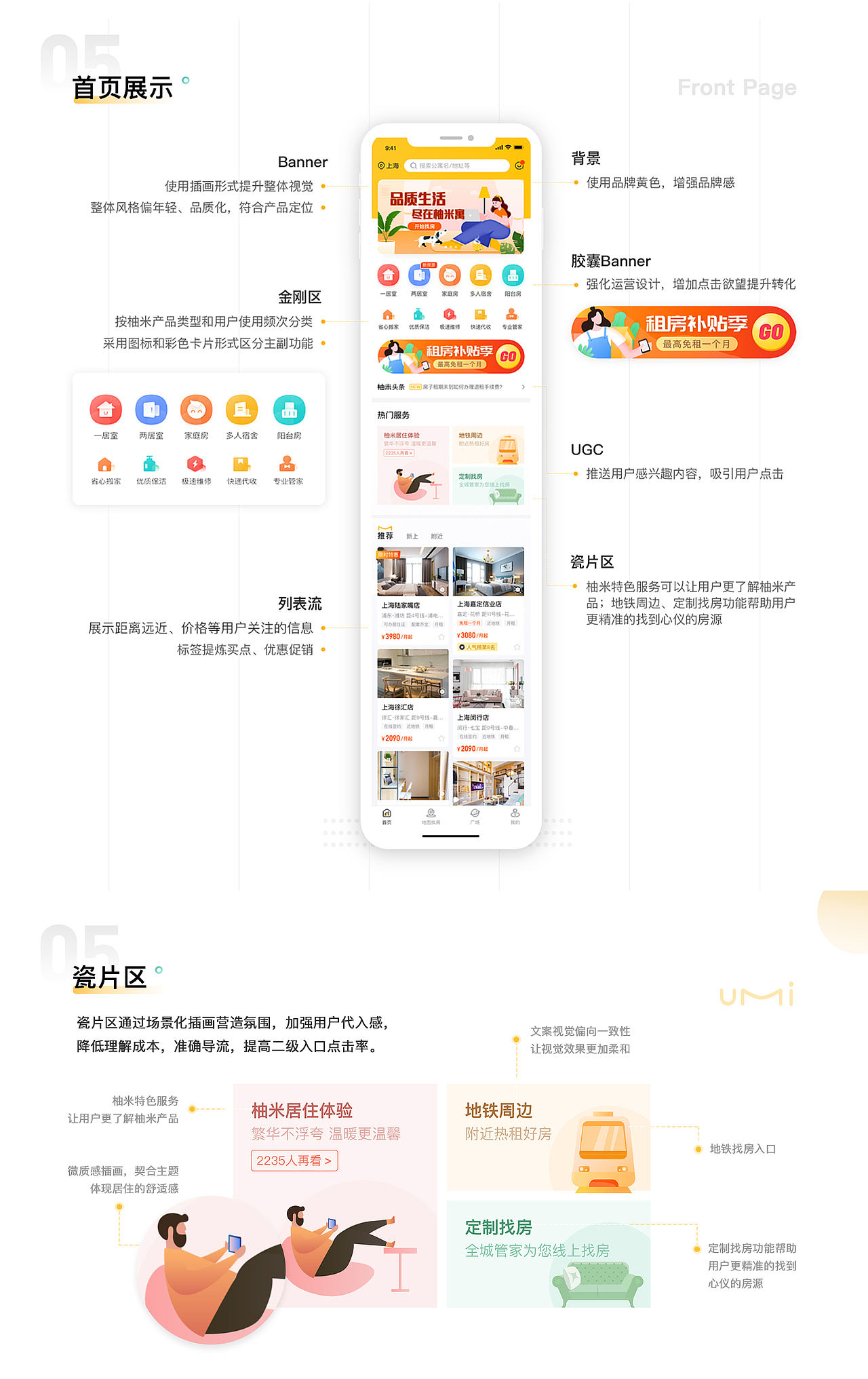 【柚米租房APP】设计重构&体验优化（图ZMjM0MDQzMzEy） - APP界面 - 站酷设计师发际线保护协会_原创素材 - 站酷ZCOOL