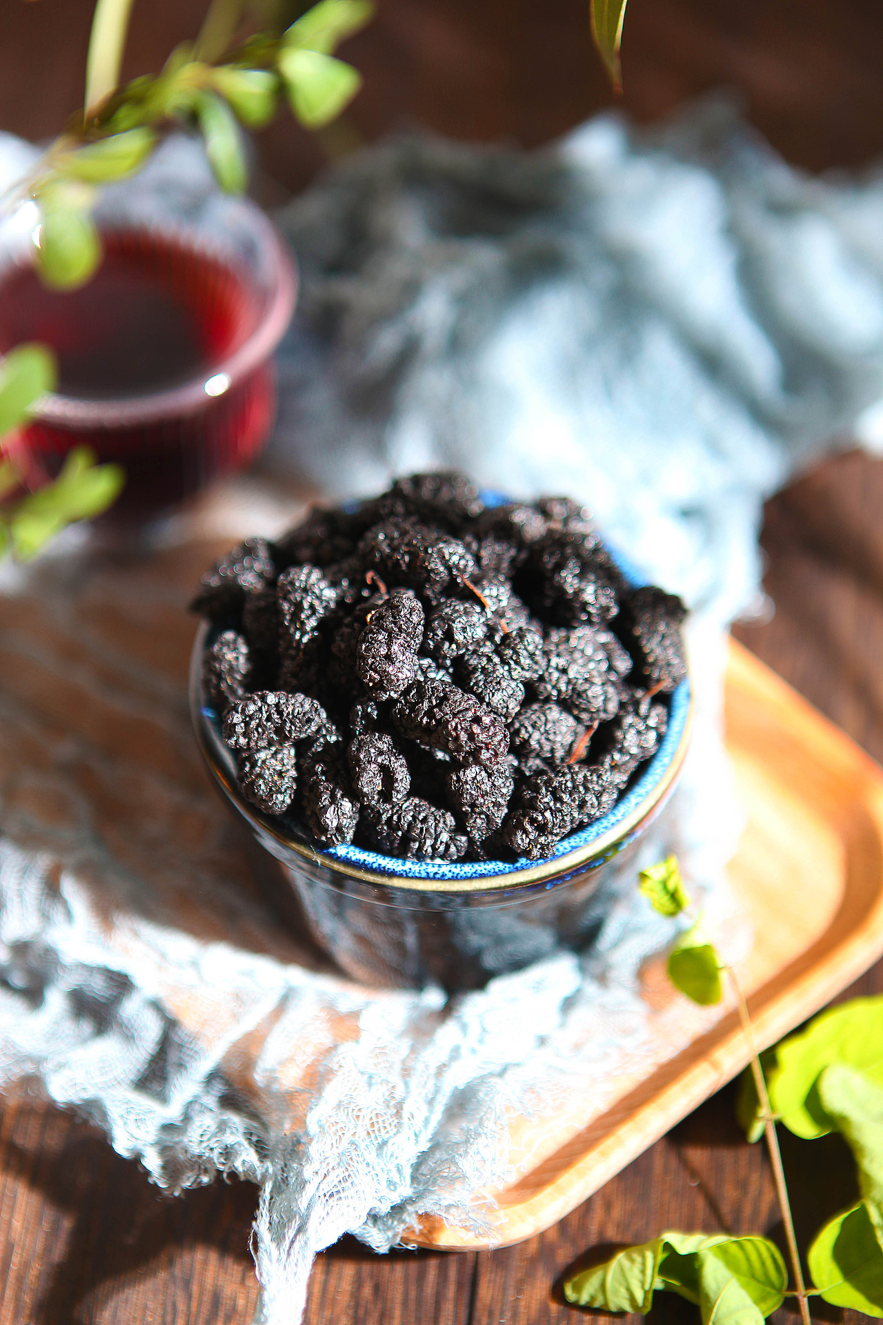 滋补品桑葚干拍摄