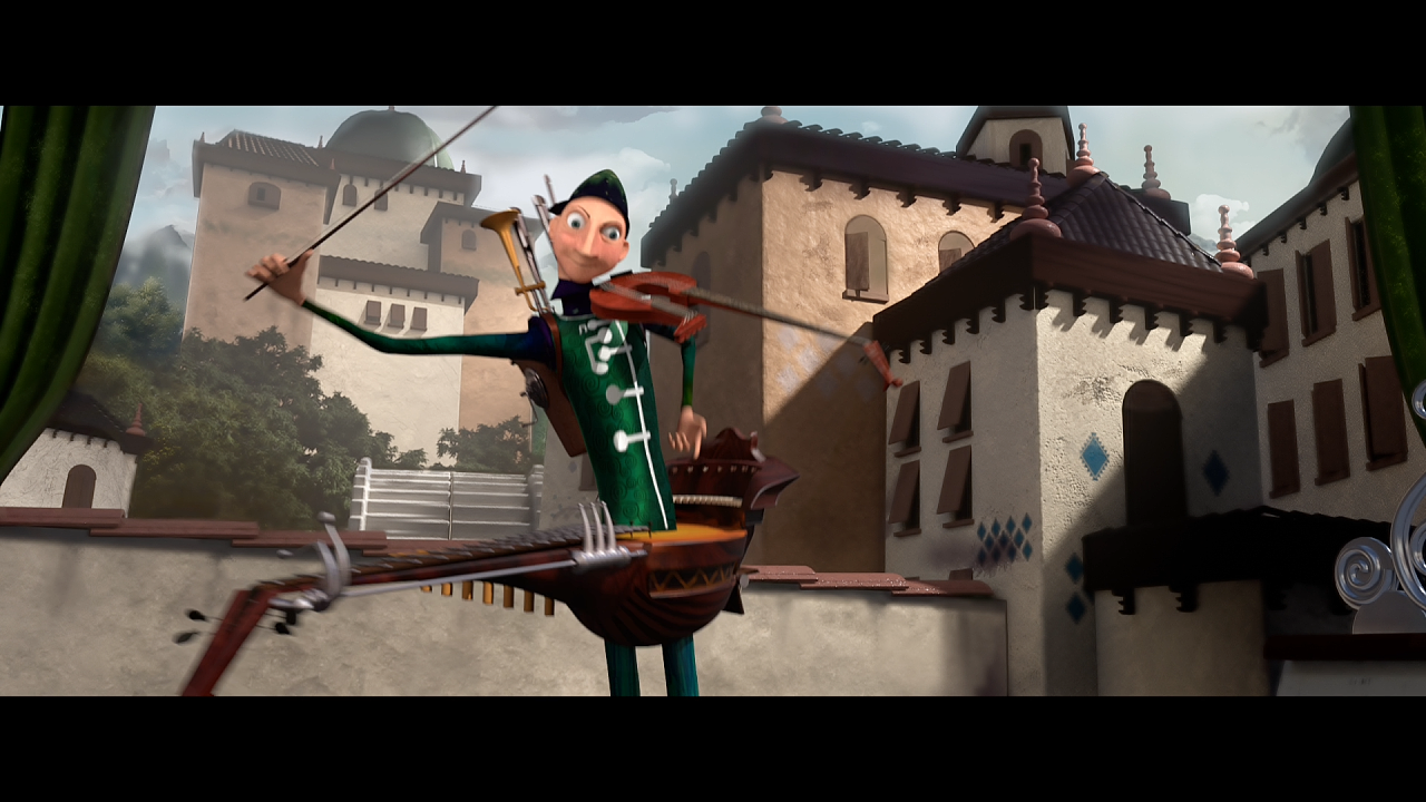 ihdt毕设临摹 临摹自《光杆乐队》(《one man band》)片段 执行: 张杰