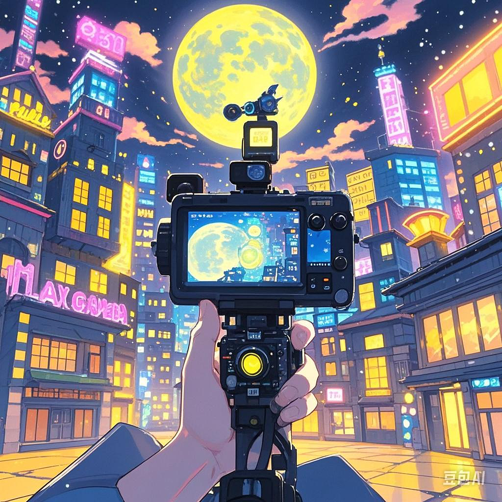 月之摄影展（图ZMzgxMTIxMzQ0） - 单幅漫画 - 站酷设计师月芽弯弯腰原创素材 - 站酷ZCOOL