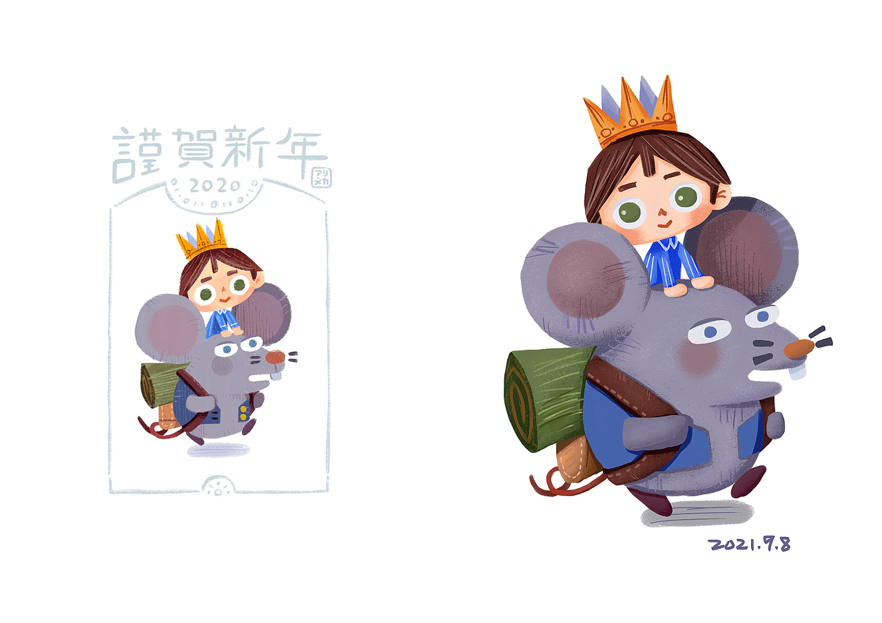 【一周临摹】插画师Amelicart风格