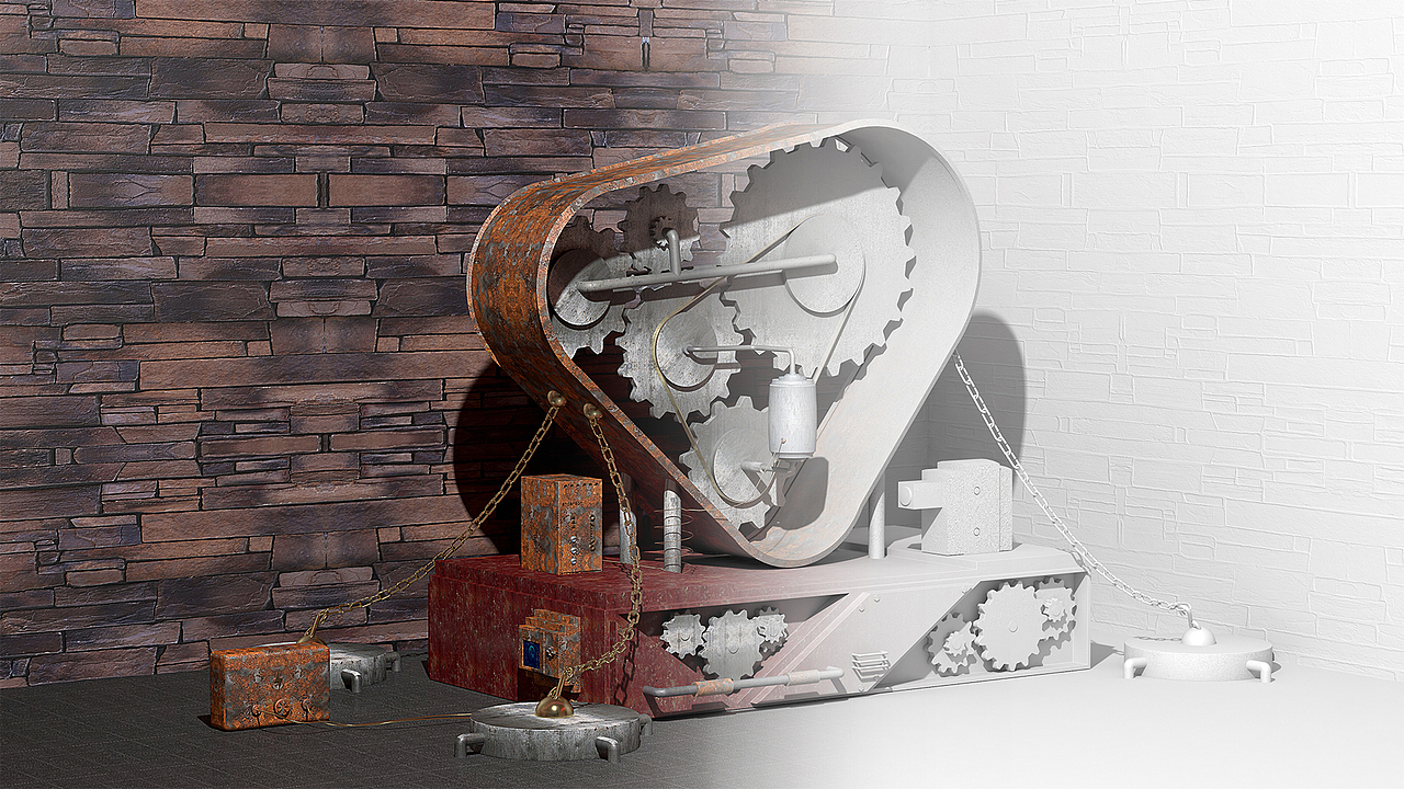 机械模型/材质渲染