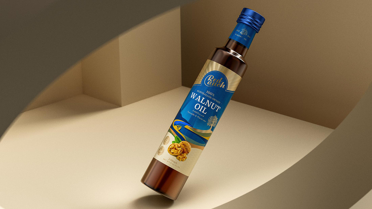 红锚品牌儿童食用油包装设计