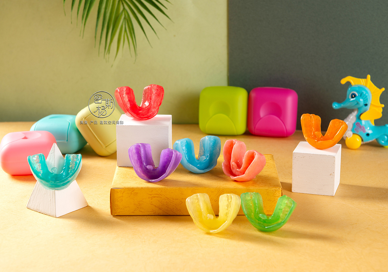 个性化口腔弹性功能调准器产品拍摄