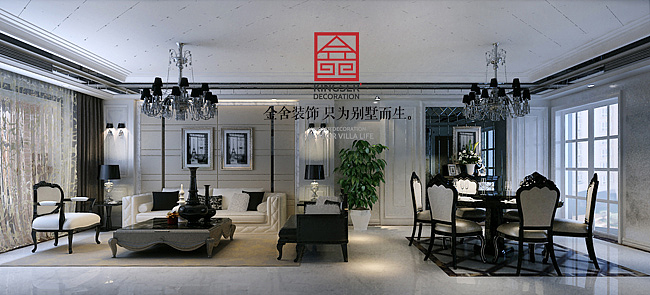 【国仕山装修】179㎡-后现代风格-金舍装饰-石家庄装修（图ZNTg4MzQ2MzY=） - 家装设计 - 站酷设计师金舍小柯原创素材 - 站酷ZCOOL