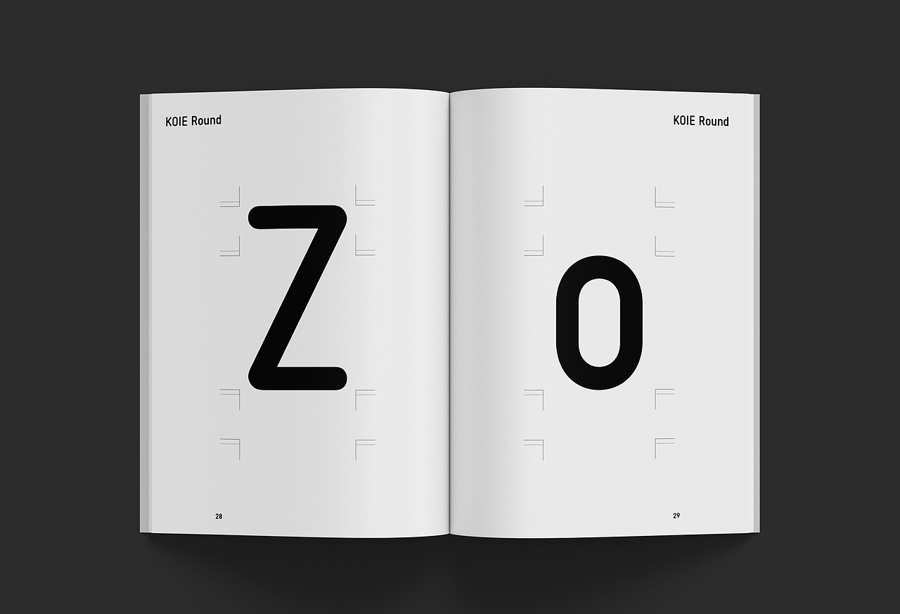KOIE Round Specimen 字体样本册（图ZMTE0NDI4NjI0） - 字体/字形 - 站酷设计师自然卷舌音原创素材 - 站酷ZCOOL