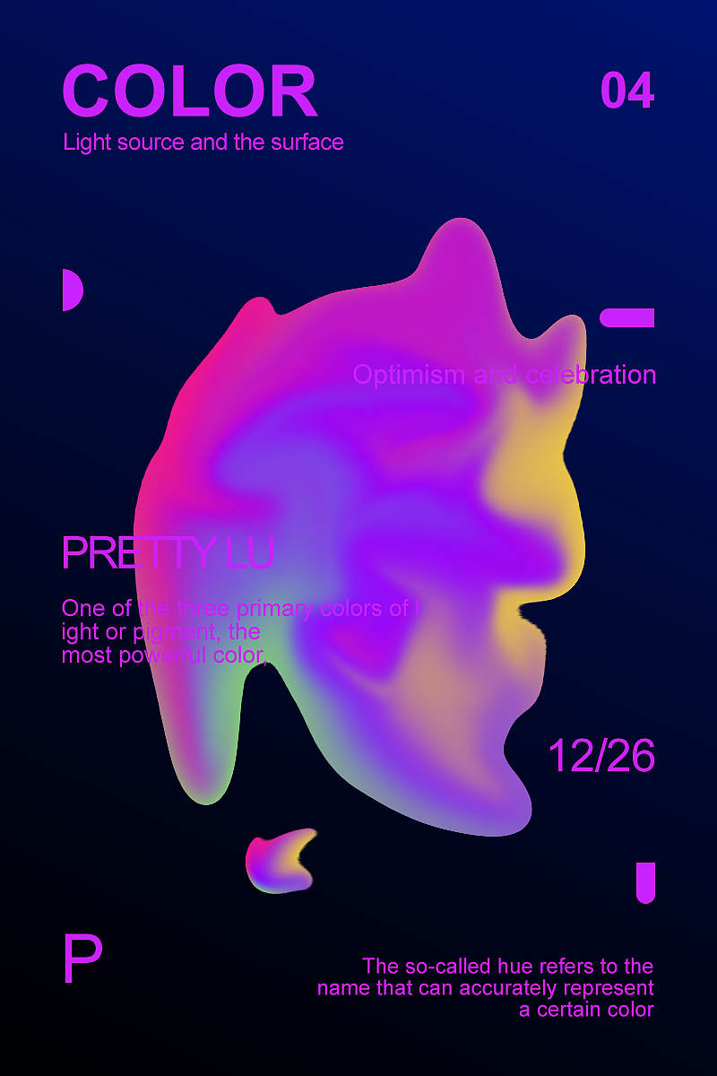 色值碰撞色彩运用练习|平面|海报|prettylu - 原创作品 - 站酷 (zcool