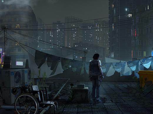 电影《动物世界》概念设计图-医院部分