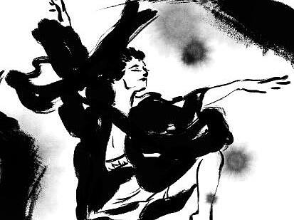 舞-水墨（个人主页-ZMzExMzEyODQ=） - 创作习作 - 站酷设计师泉北泉原创素材 - 站酷ZCOOL