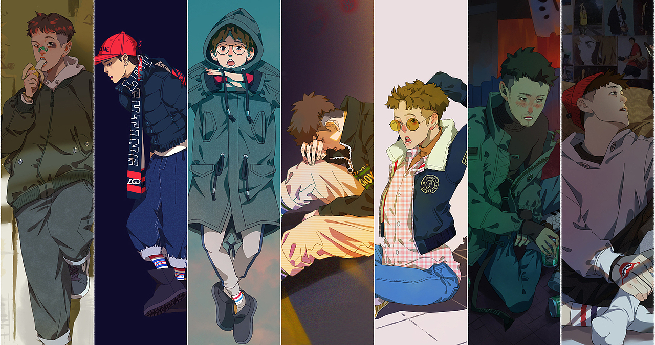 抽空画自己(2018大合集)