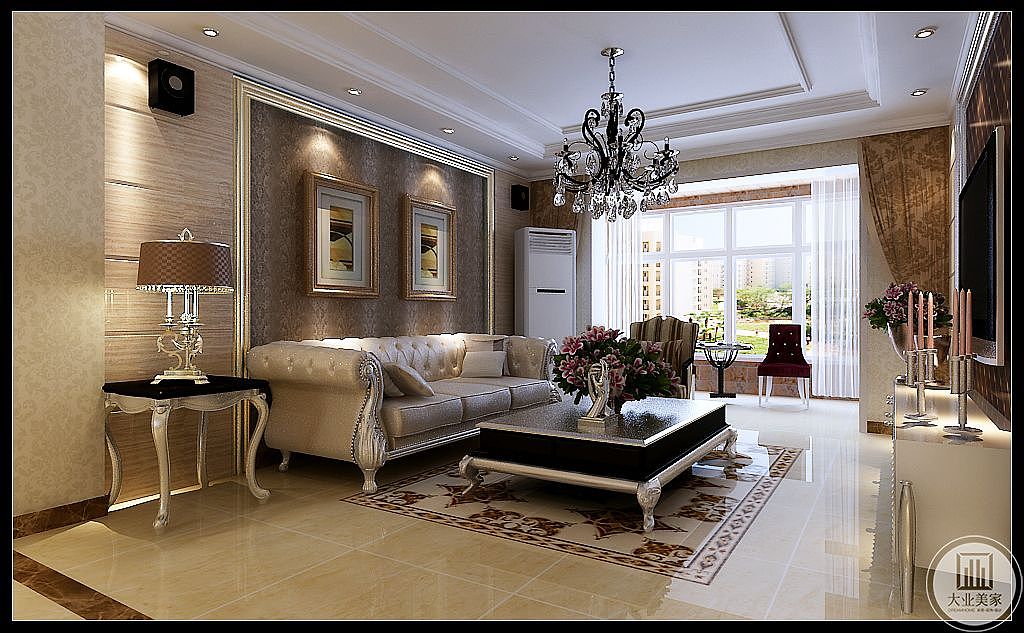 石家庄装修林荫大院138平欧式奢华案例（图ZMTI3OTA0NDA0） - 家装设计 - 站酷设计师金秋金秋呀原创素材 - 站酷ZCOOL