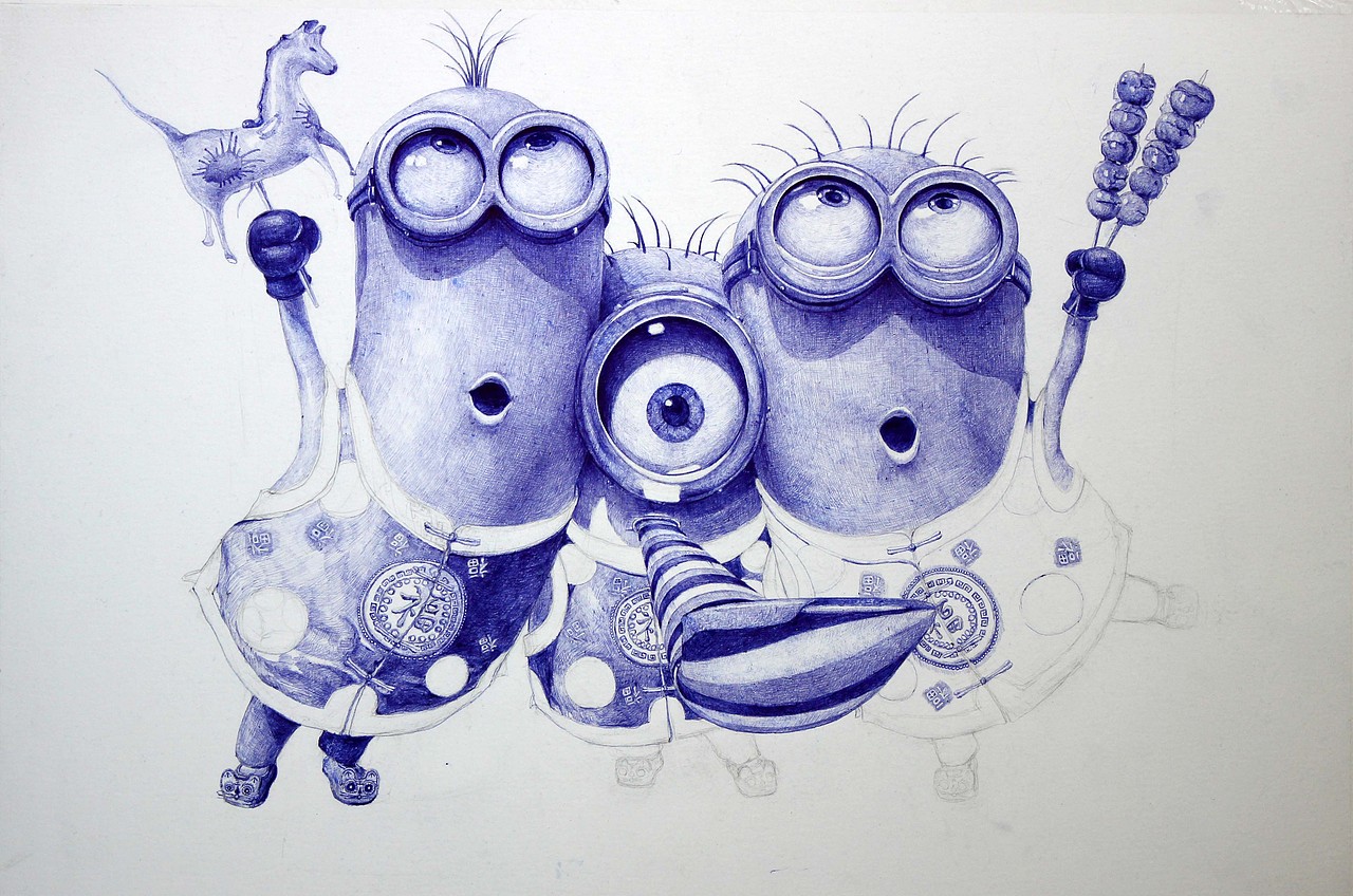 原本要画虎头鞋,但效果不尽人意