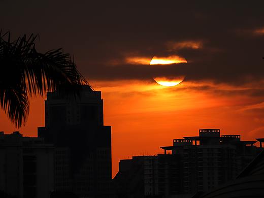 2019.12.21傍晚日落