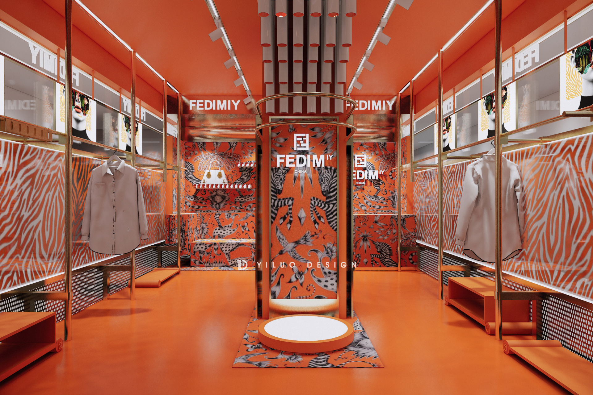 yld studio|fedimiy 服装潮牌快闪店形象设计