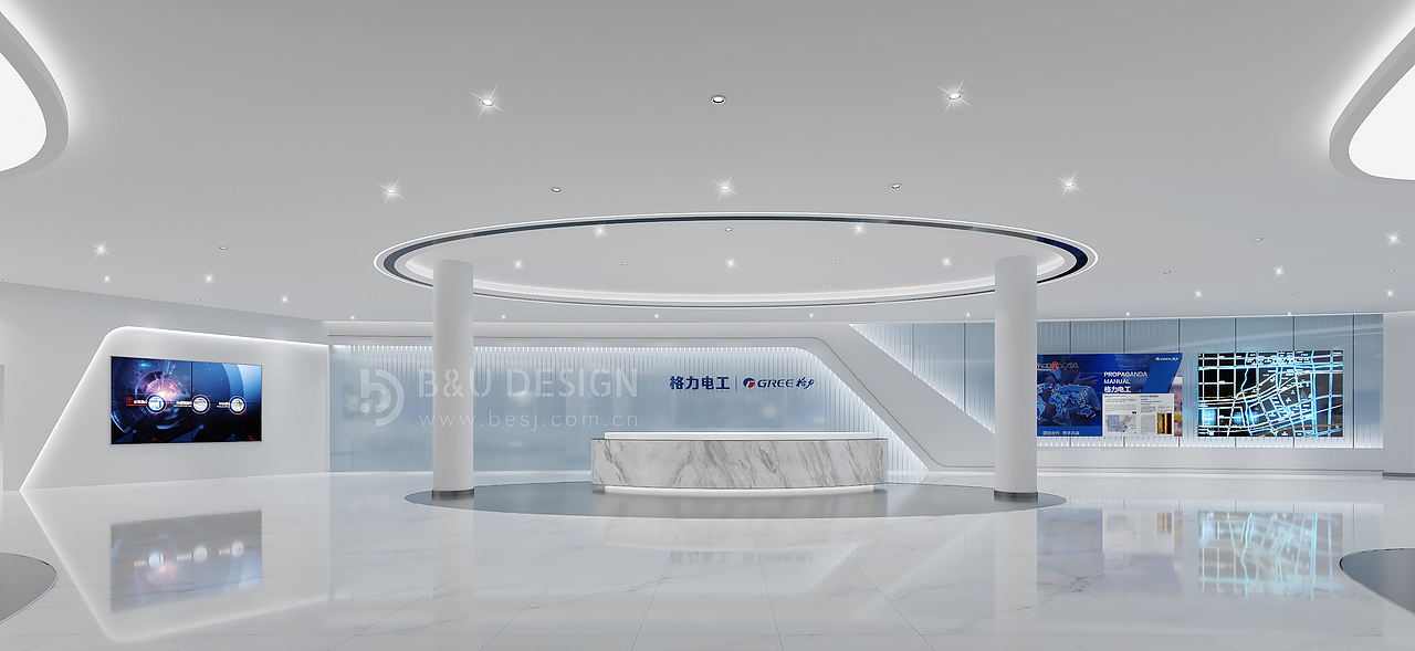 珠海格力电工展示厅/企业展厅（图ZMjkwNDQ0Njg0） - 展陈设计 - 站酷设计师贝尔展示设计原创素材 - 站酷ZCOOL
