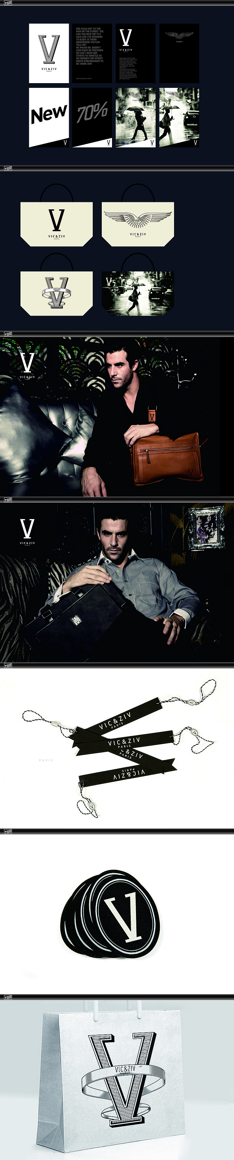 VIC&ZIV皮具品牌设计（图ZMzM4NzIwNA==） - 品牌 - 站酷设计师王猛涛Tee原创素材 - 站酷ZCOOL