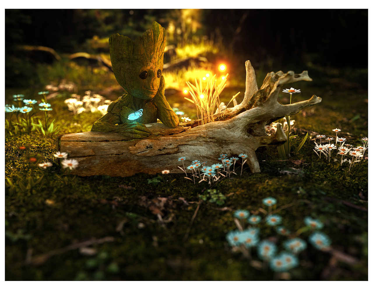 C4D/Octane Render-10月蜕变的开始（图ZMTM0NjMxMjky） - 场景 - 站酷设计师夜Smile原创素材 - 站酷ZCOOL