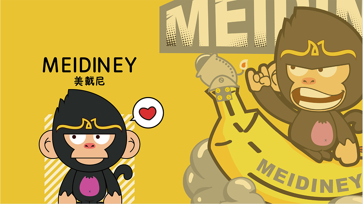 meidiney潮牌吉祥物设计（图ZMjg5ODIyMzg0） - IP形象 - 站酷设计师骨头啃猫原创素材 - 站酷ZCOOL