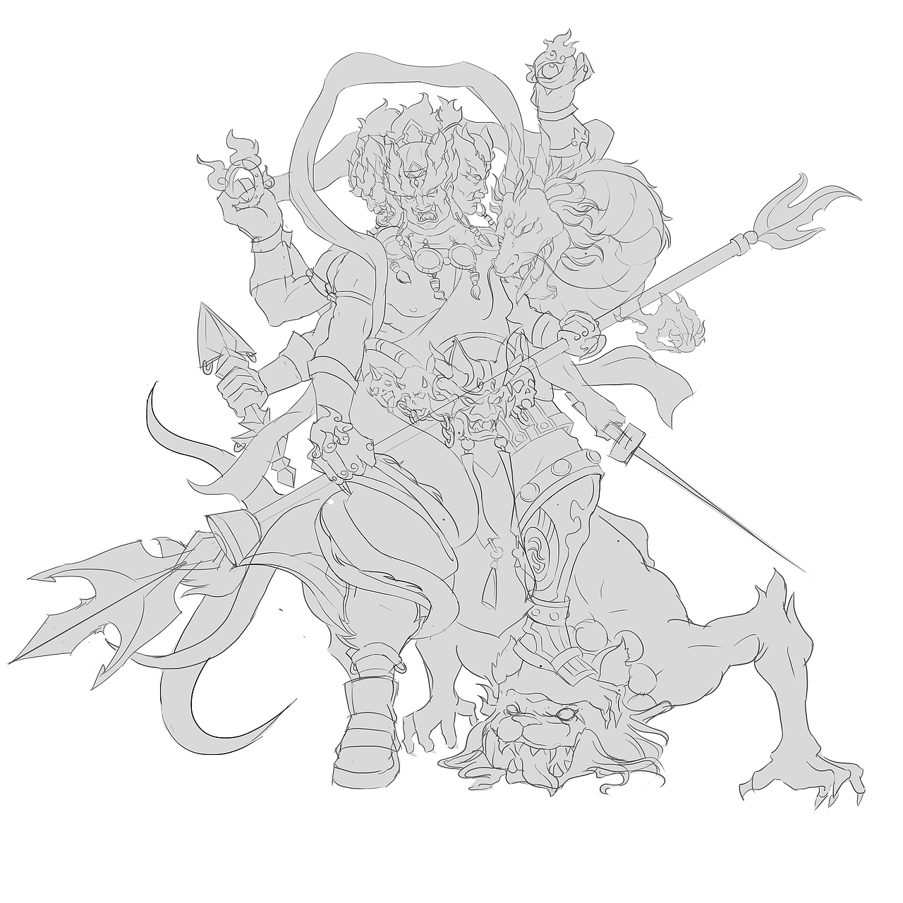 人物练习（图ZMzA0NTExODQ4） - 游戏原画 - 站酷设计师不想取昵称haha原创素材 - 站酷ZCOOL