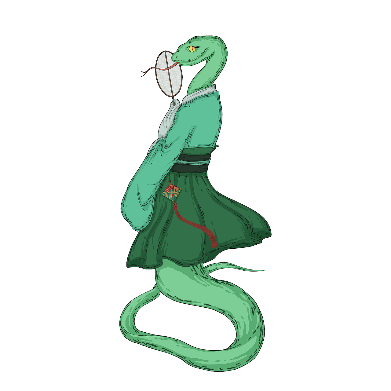 原创艺趣端午五毒形象