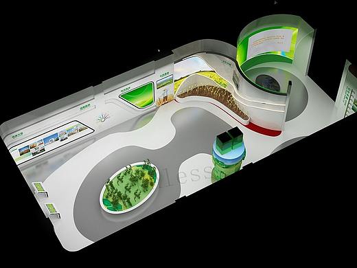 现代科技绿色农业展厅