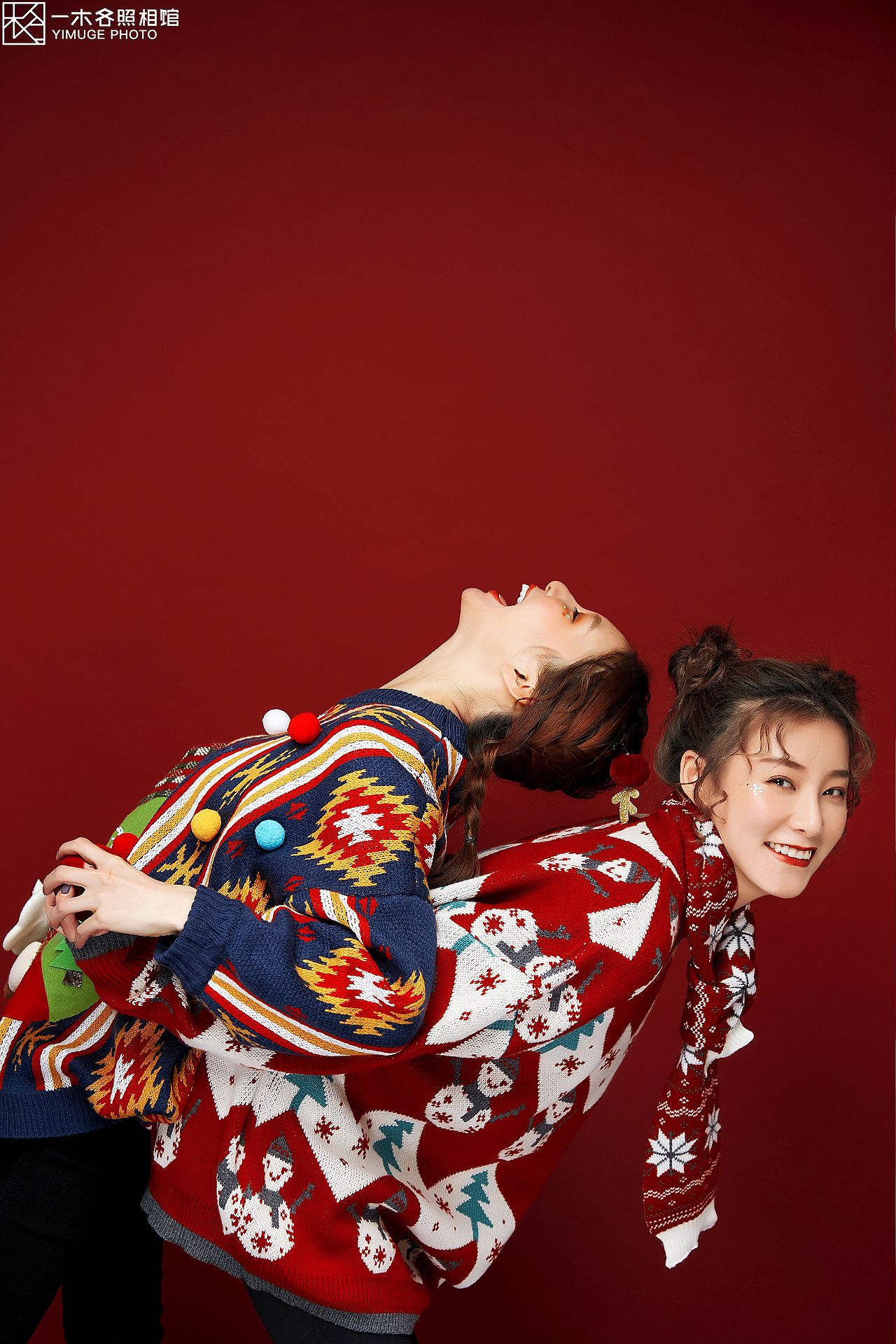 圣诞闺蜜照（图ZMTg5NzU3Mjcy） - 人像摄影 - 站酷设计师一木各照相馆原创素材 - 站酷ZCOOL