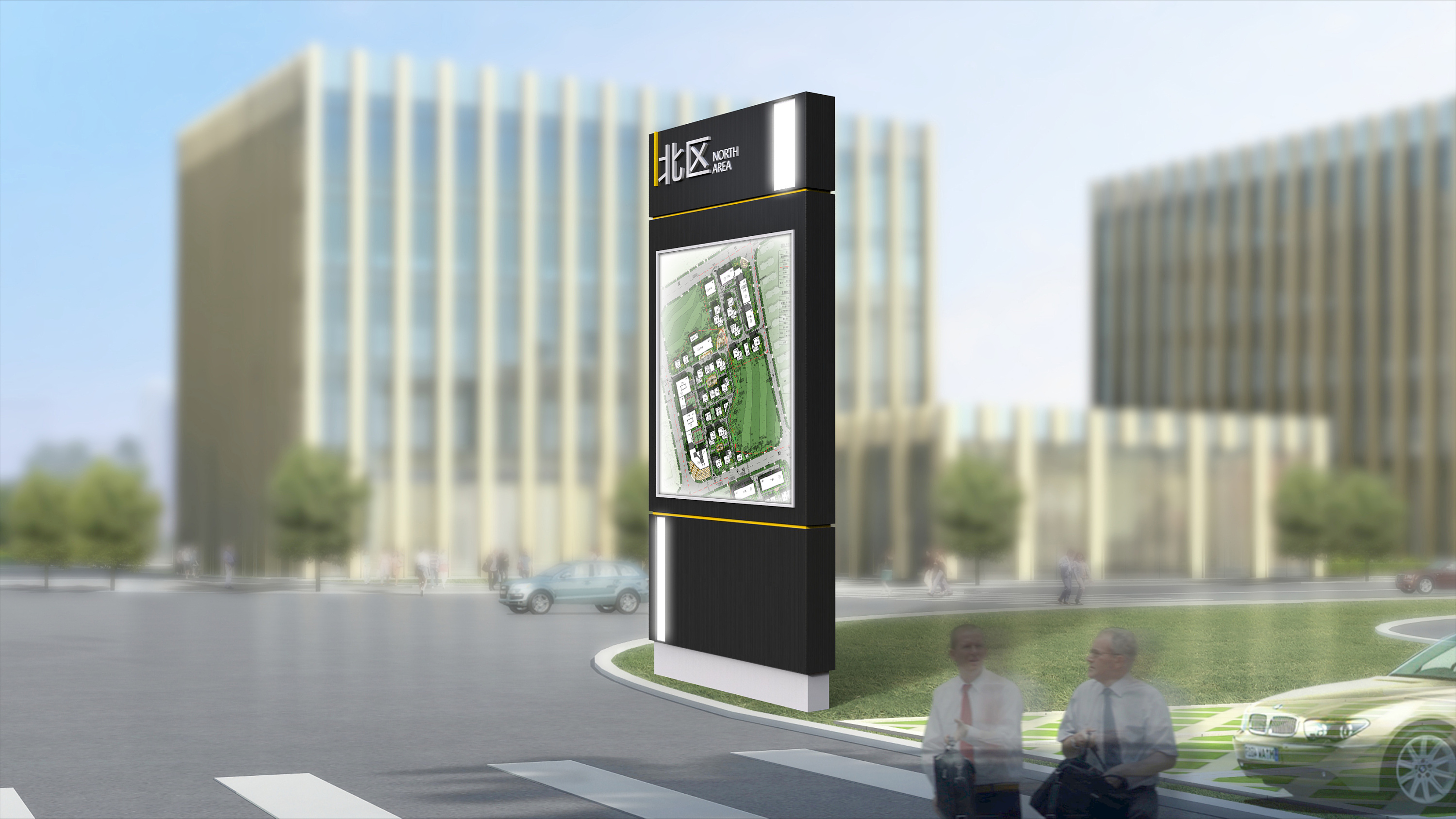 长沙总部基地导视系统设计