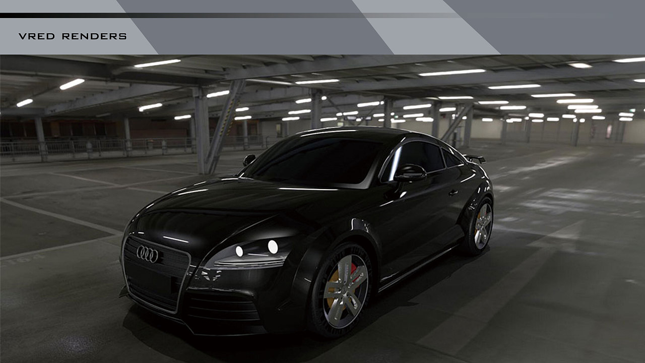 vred汽车渲染