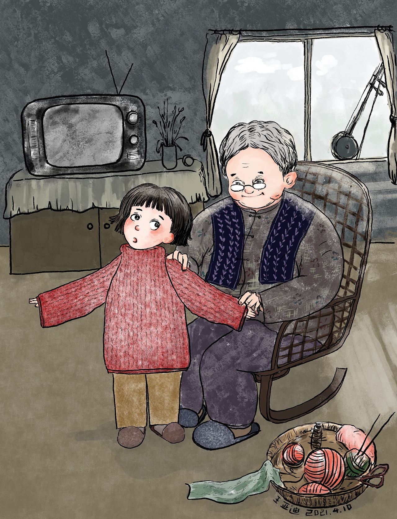 外婆和我的童年