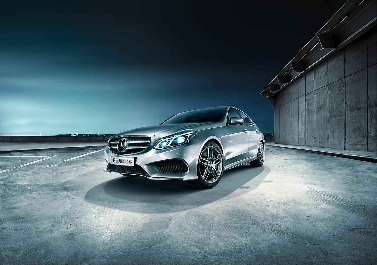 twoquarters2014年作品奔驰汽车广告渲染