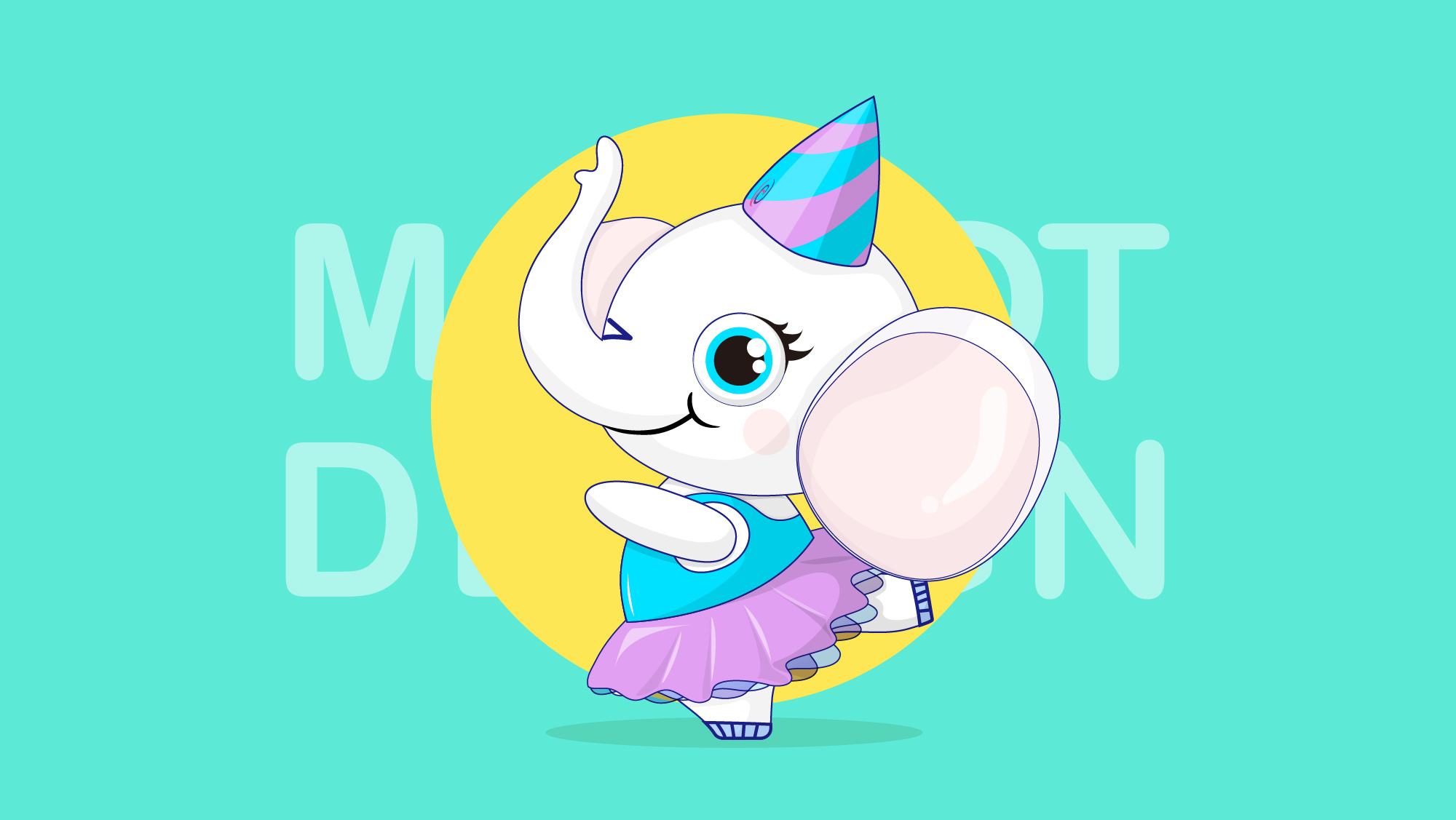 来看看大象跳舞吧|平面|ip形象|支支知之 - 原创作品 - 站酷 (zcool)