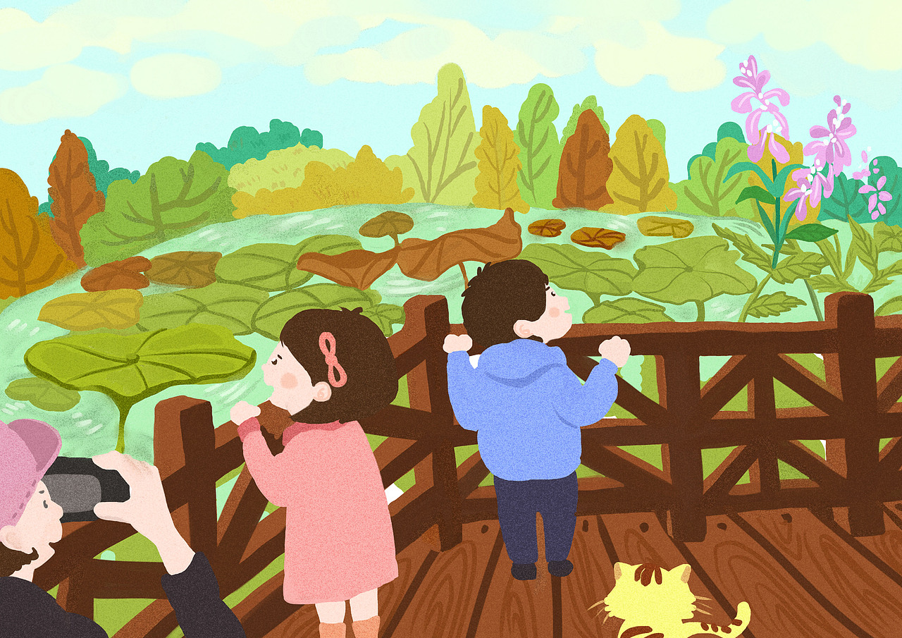 海珠湖“寻宝”之旅(图ZNzU4NjY2MzY=) - 儿童插画 - 站酷设计师橙子czl原创素材 - 站酷ZCOOL