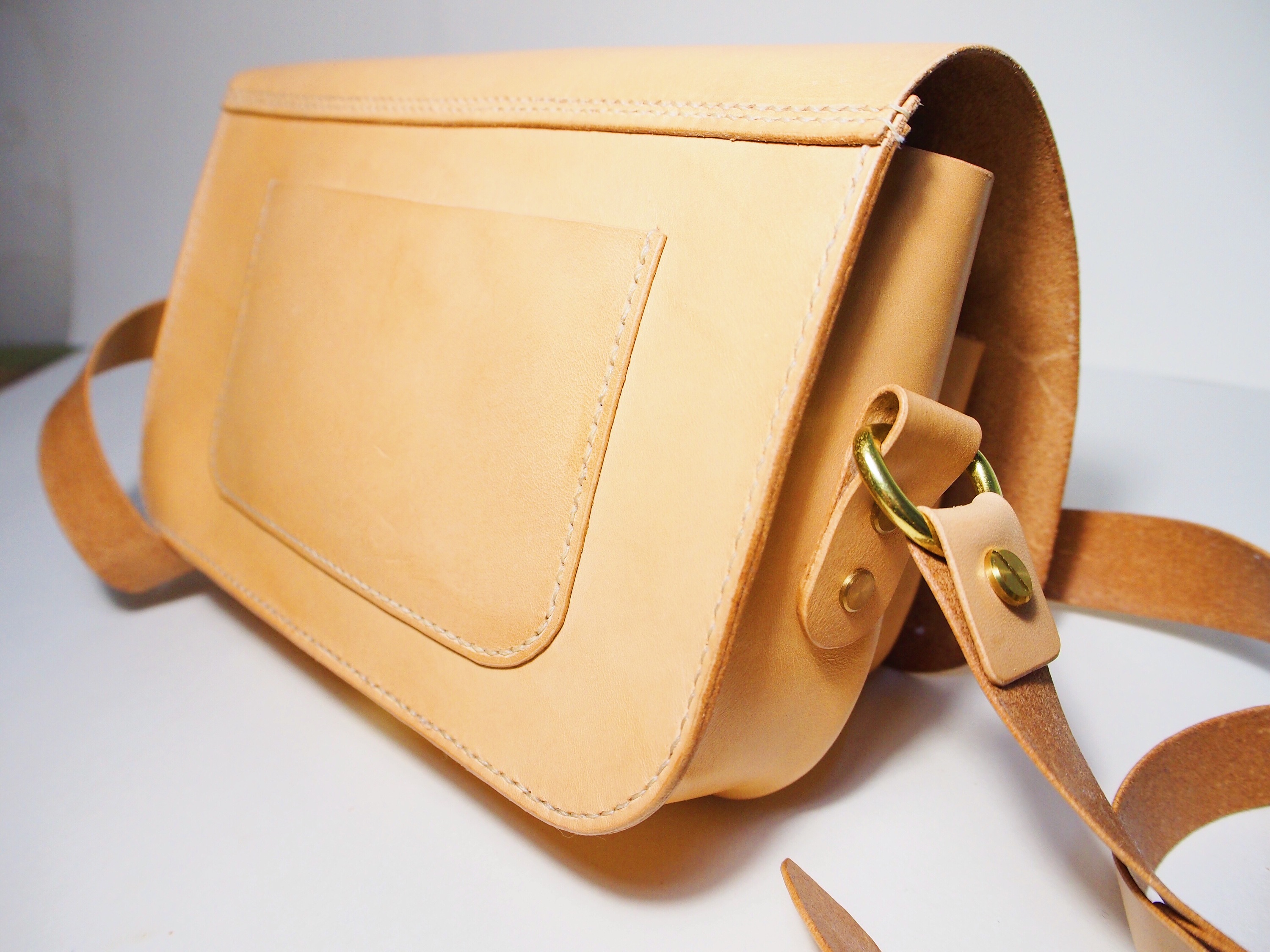 5000times手工皮具单肩包-意大利gvt原色