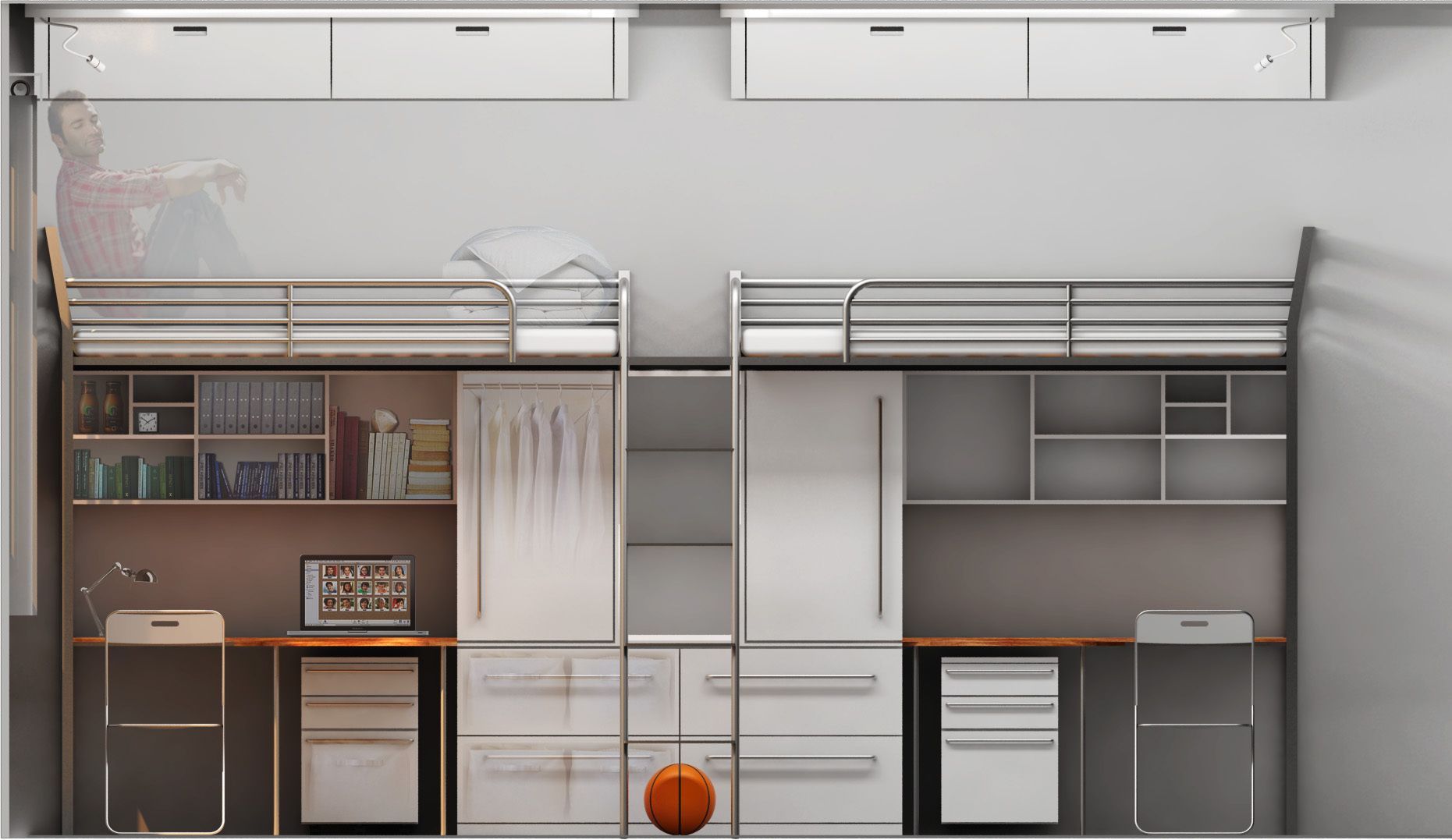2019宿舍公寓床设计-房天下装修效果图