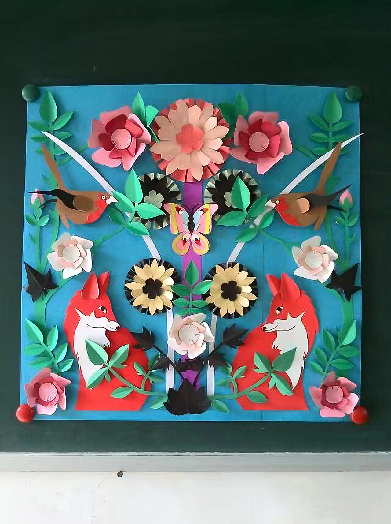 纸浮雕《狐狸》（图ZMTMyNzEwNjY4） - 其他手工艺 - 站酷设计师文子611原创素材 - 站酷ZCOOL