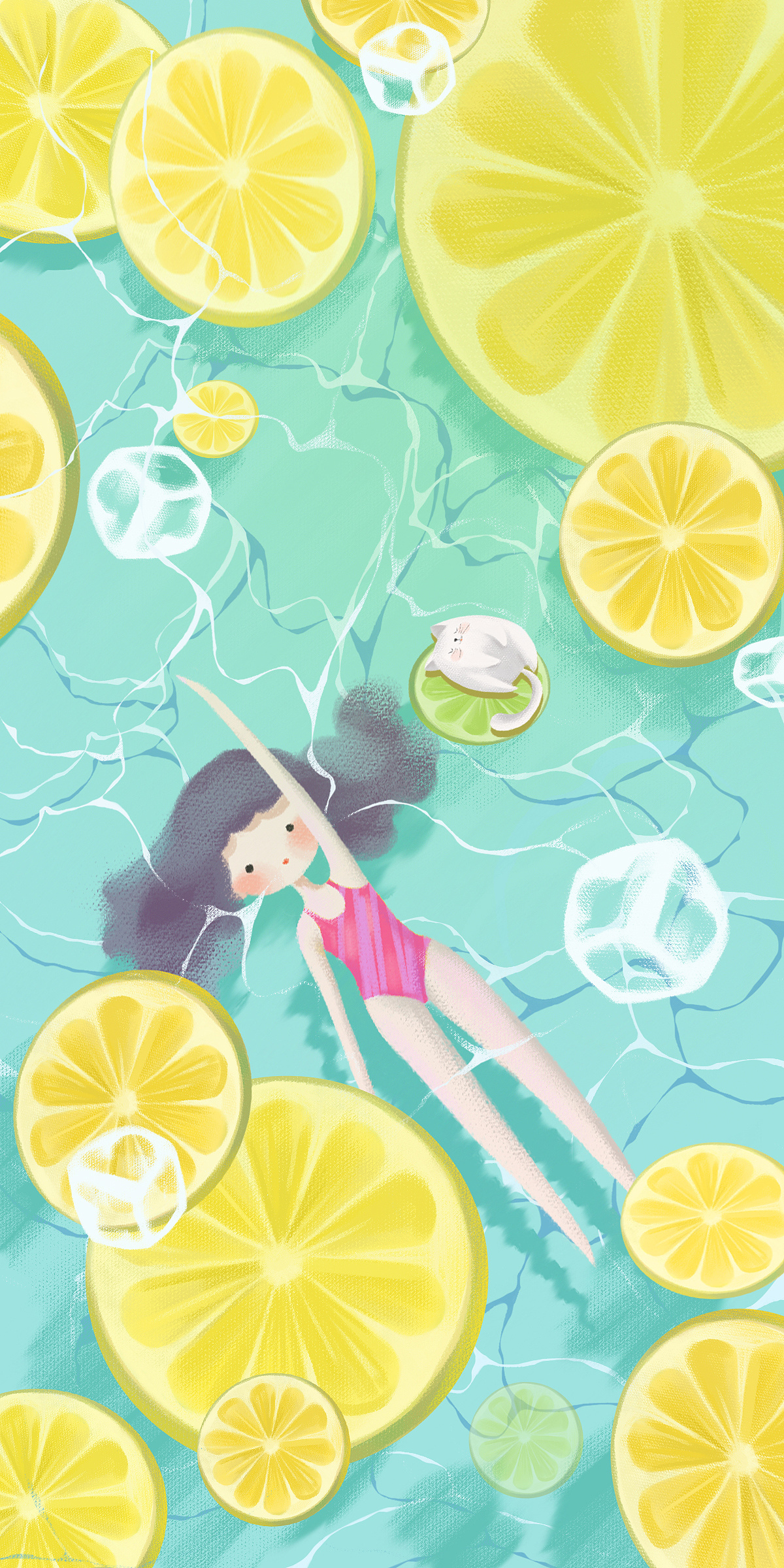 夏天|插画|商业插画|xiao琳 - 原创作品 - 站酷 (zcool)
