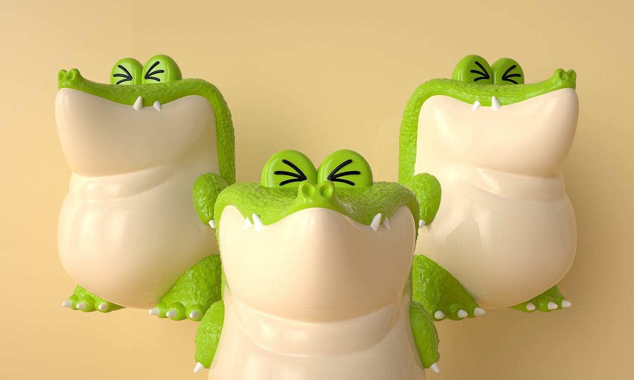 潮玩ip作品小鳄鱼