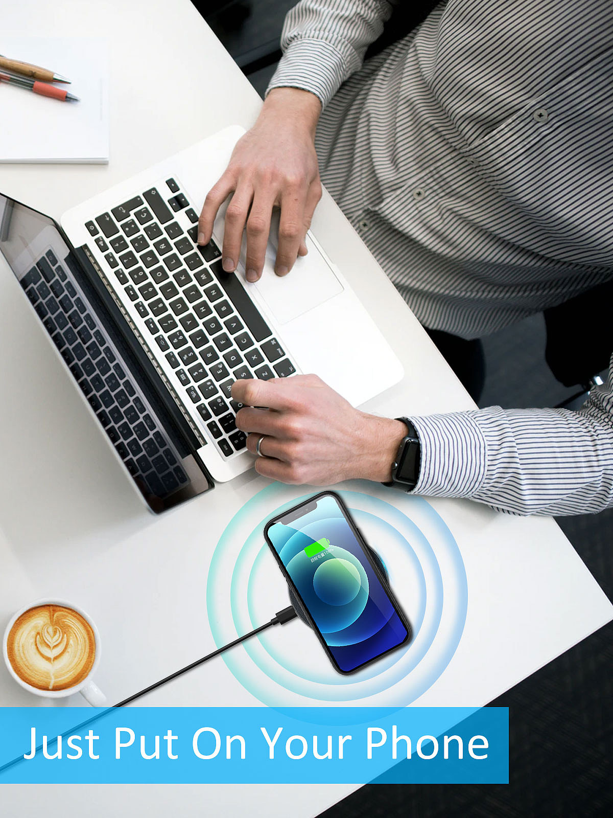 3c 无线充产品渲染