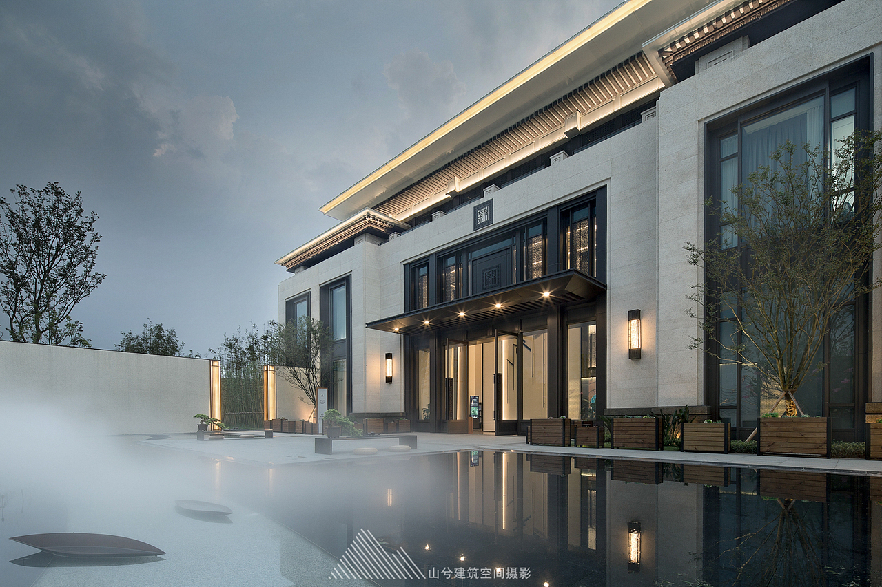 成都新津金樾府邸售楼处【建筑摄影】