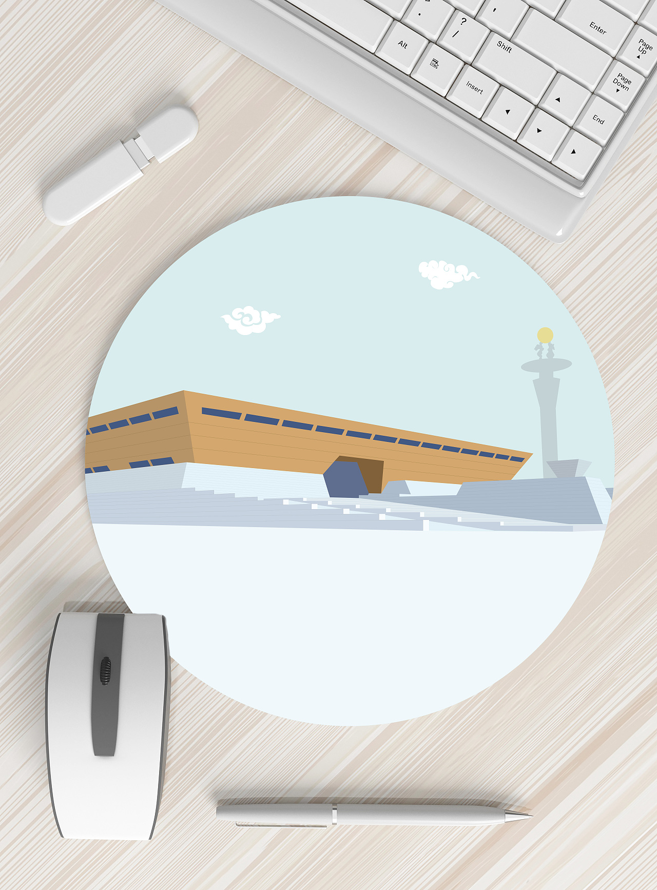 洛阳建筑扁平插画（图ZMjM3NDM2NTcy） - 创作习作 - 站酷设计师洛亦丶原创素材 - 站酷ZCOOL