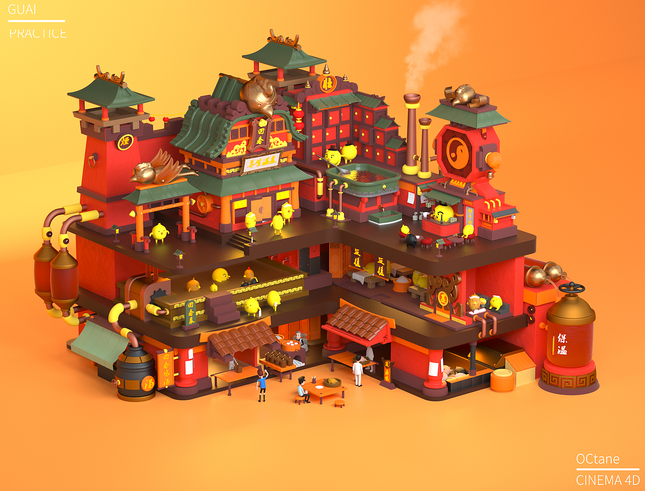 小鸡工厂流水线（图ZMTYzNTc5MzY4） - 场景 - 站酷设计师阿怪不怪原创素材 - 站酷ZCOOL