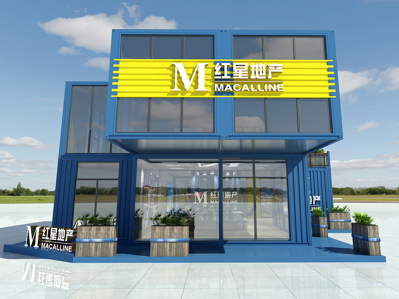 地产集装箱设计（图ZMjEyMDY5NTI4） - 建筑/空间 - 站酷设计师是语呀原创素材 - 站酷ZCOOL