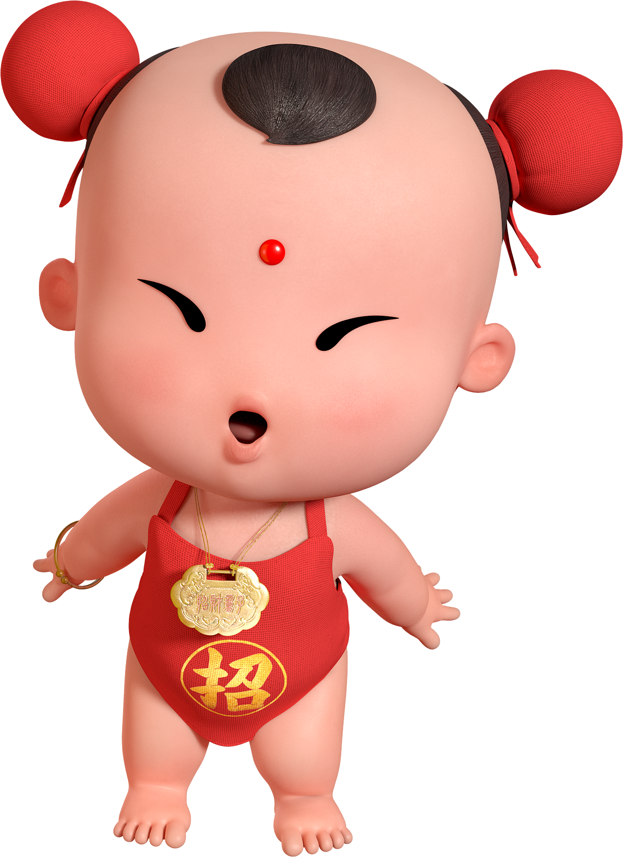 招财童子吉祥符动漫成套表情