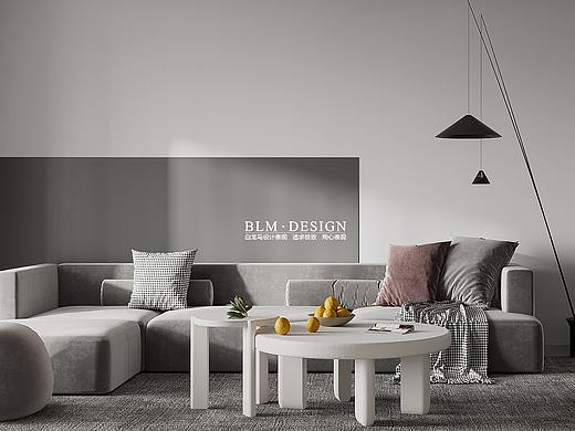 现代极简客餐厅——白龙马效果图