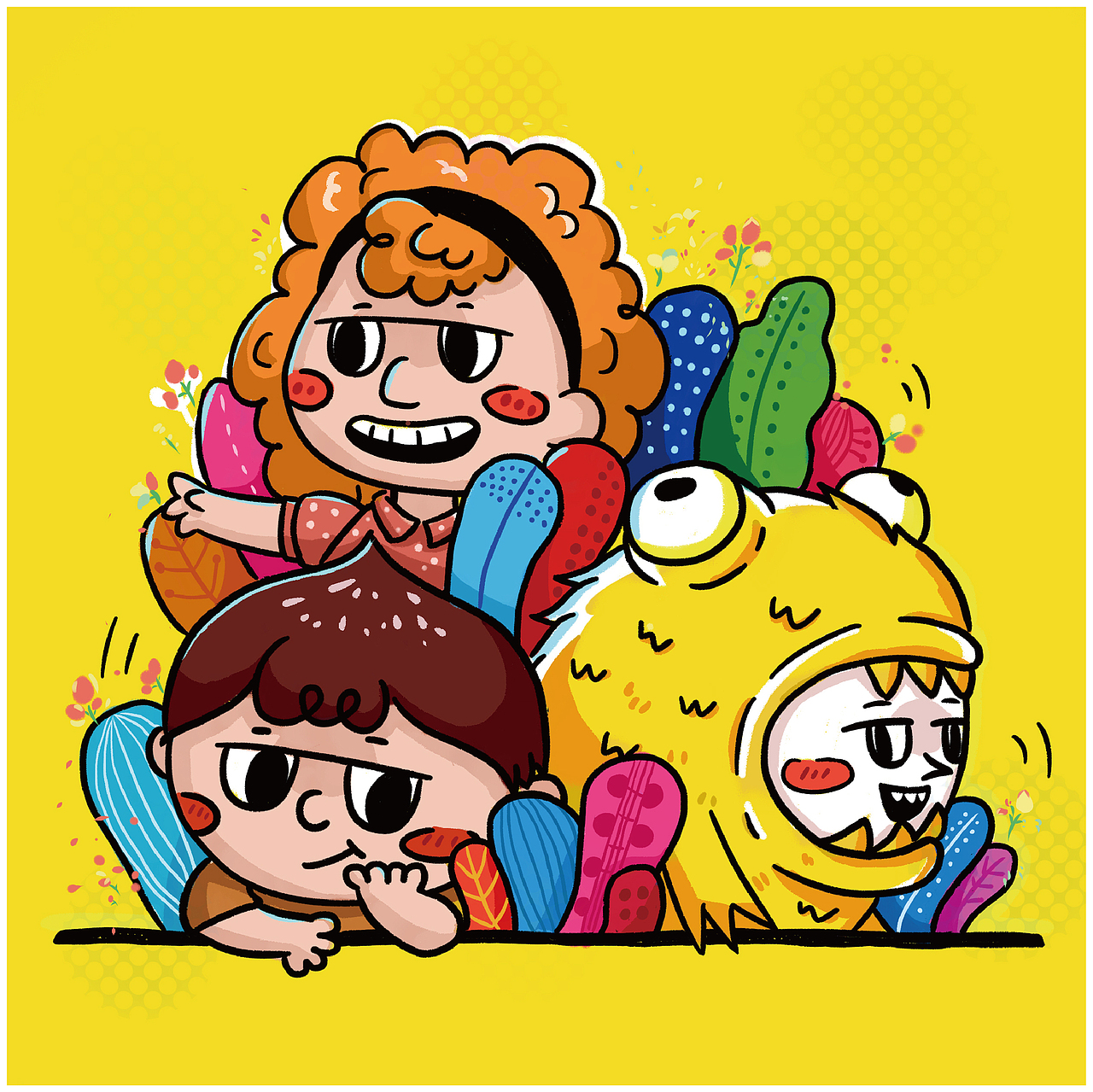 #2019青春答卷#（图ZMTYxNzM1NTIw） - 儿童插画 - 站酷设计师好嘢原创素材 - 站酷ZCOOL