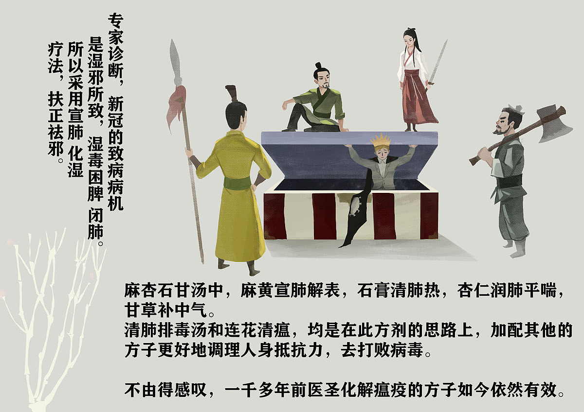 中医与抗疫（图ZMjAzNzQ0MTEy） - 艺术插画 - 站酷设计师雲起时原创素材 - 站酷ZCOOL