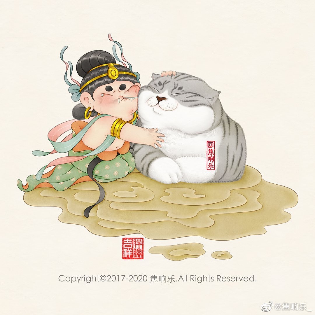 飞天系列+唐仕女系列（2020年第二季度总结）（图ZMjIxNzU4Mzc2） - 创作习作 - 站酷设计师焦响乐原创素材 - 站酷ZCOOL