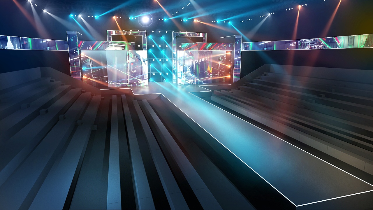 未来感发布会舞台